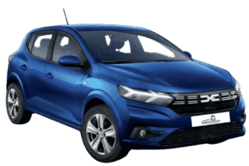 Dacia Sandero rental car in Agadir, Morocco – affordable, compact, and fuel-efficient
