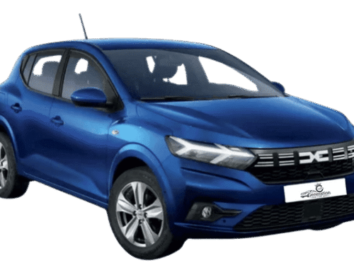 Dacia Sandero rental car in Agadir, Morocco – affordable, compact, and fuel-efficient