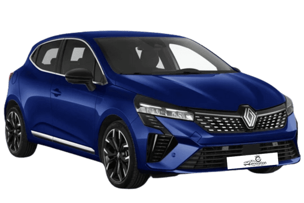 Renault Clio en location à Agadir devant l’aéroport Al Massira