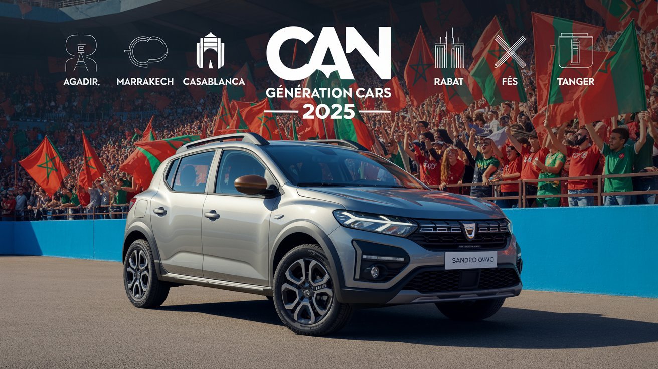 location voiture CAN 2025 Maroc génération cars